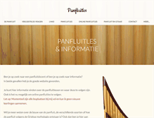 Tablet Screenshot of panfluitles.nl
